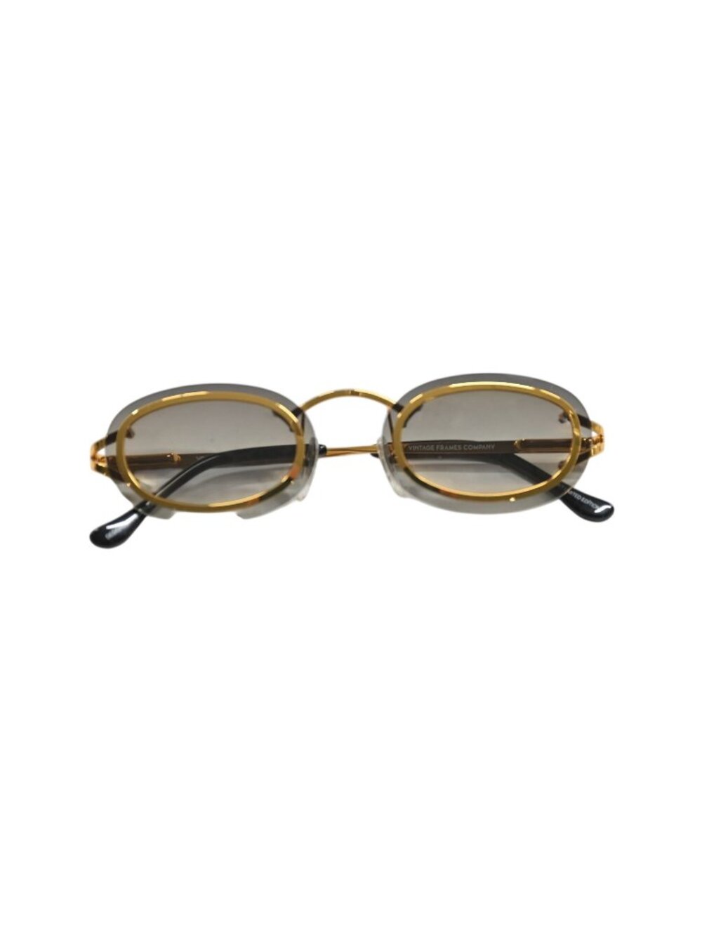 Vintage Frames Company Belly Sunglasses in Yellow Gold